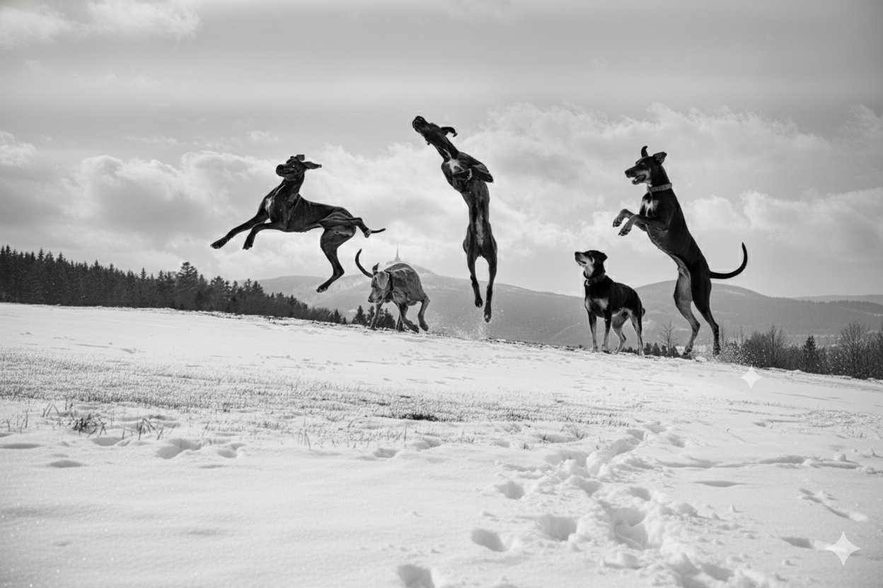 der vegane hund gluecklich