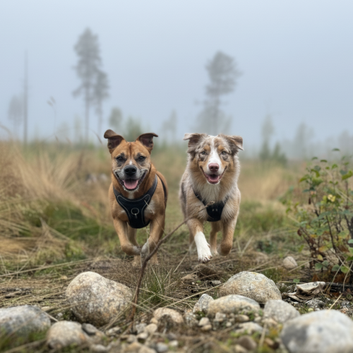Nico + Snoopy. vegane Hunde